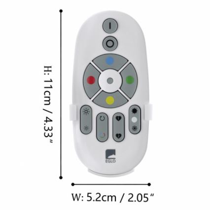 Eglo - Afstandsbediening CONNECT 2xAAA Bluetooth