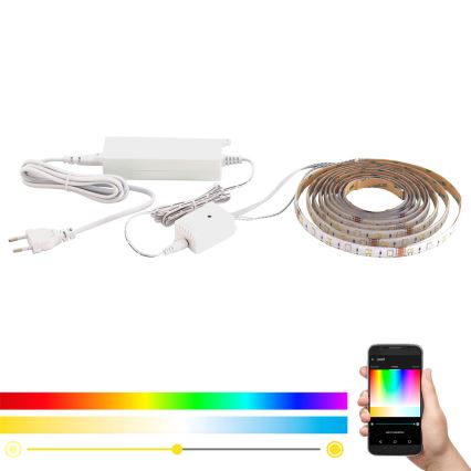 Eglo - LED RGB CCT-strip 5 m STRIPE-C LED/16W/230V