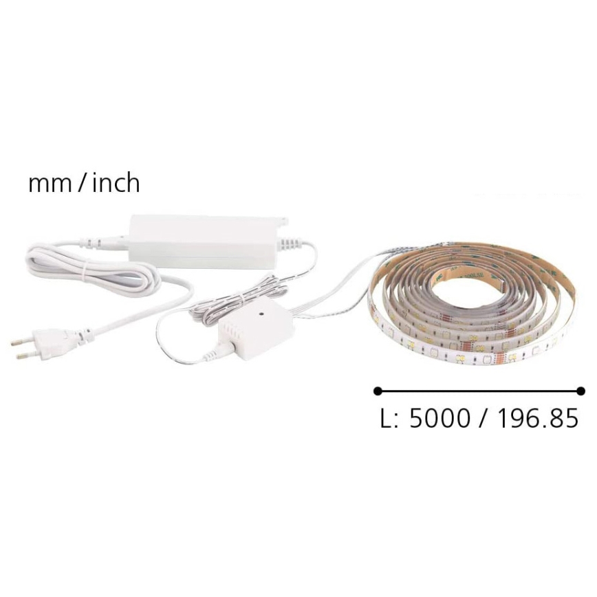 Eglo - LED Strip 5m STRIPE-C LED-RGB/19W/230V