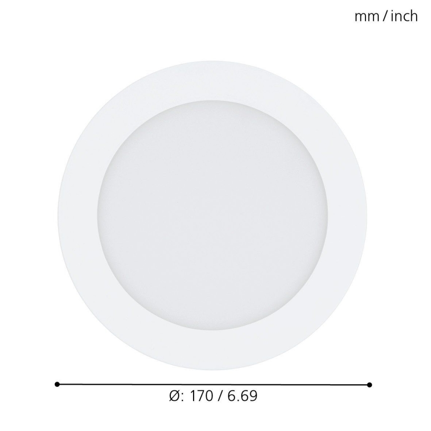 Eglo - LED RGB Inbouwspot dimbaar FUEVA-C LED/10,5W/230V