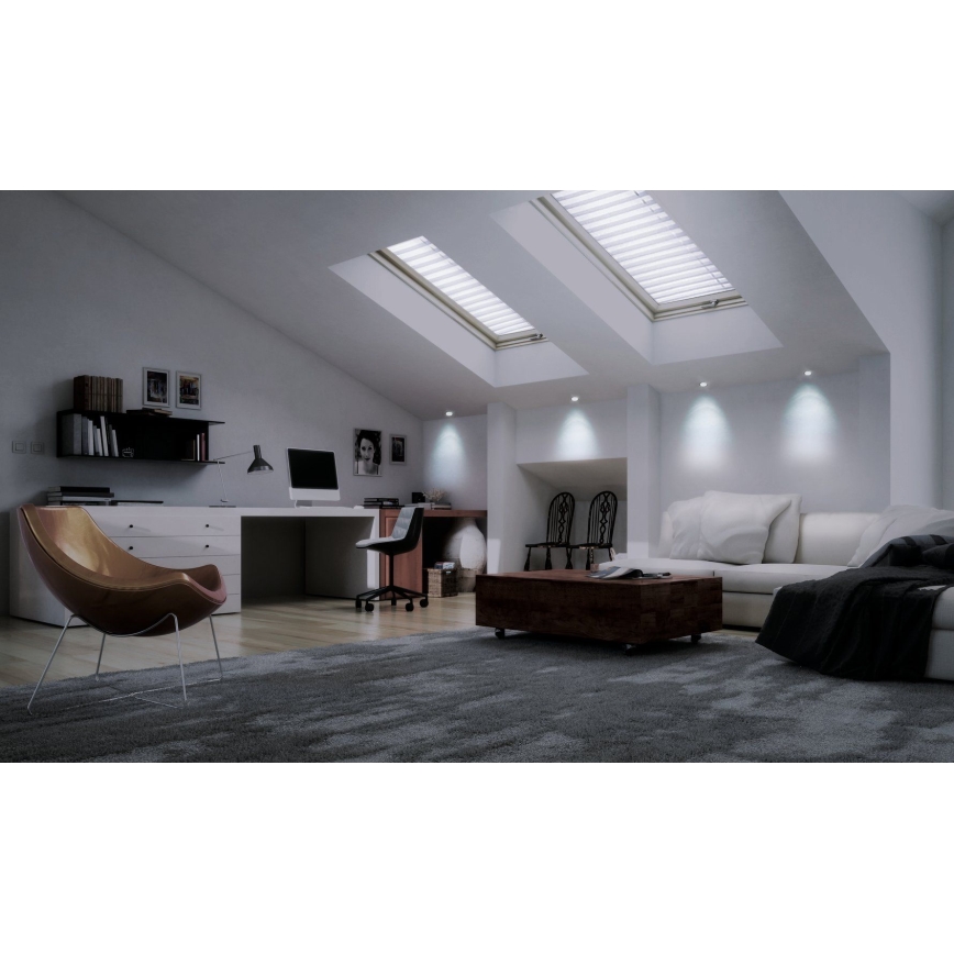 Eglo - dimbare RGB LED-inbouwspot FUEVA-C LED/10,5W/230V Ø 17 cm