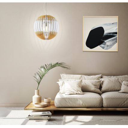Eglo 32847 - Hanglamp aan snoer OLMERO 1xE27/60W/230V