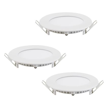 Eglo - ADA 3x LED RGB dimbare inbouwspot FUEVA-C 1xLED/3W/230V