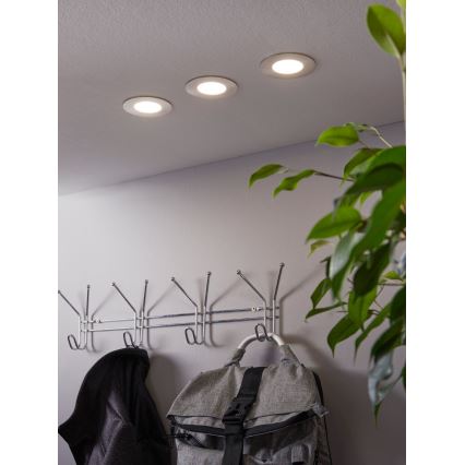 Eglo - SET 3x LED RGB Dimbare hangende plafondverlichting FUEVA-C 1xLED/3W/230V