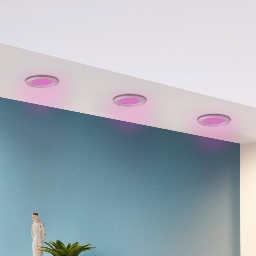 Eglo - SET 3x LED RGB Dimbare hangende plafondverlichting FUEVA-C 1xLED/3W/230V