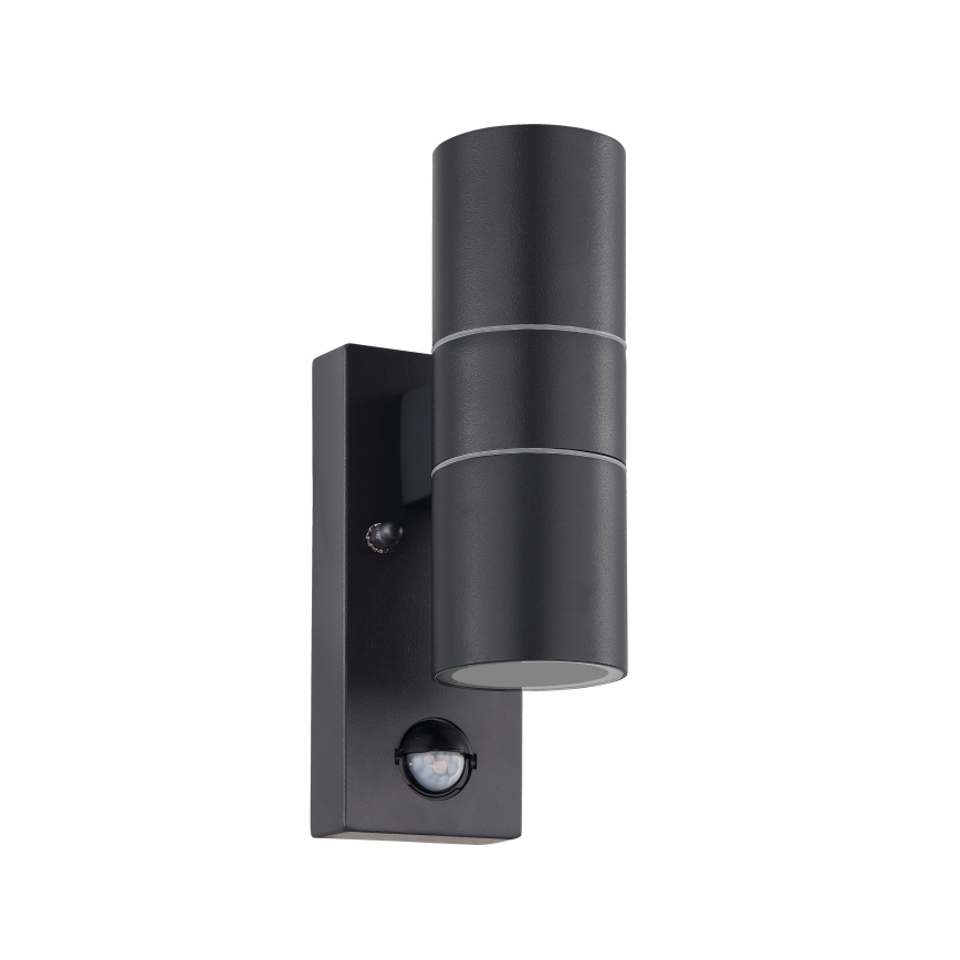 Eglo - LED Wandlamp voor buiten met sensor 2xGU10/3W/230V IP44