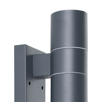 Eglo - LED Wandlamp voor buiten met sensor 2xGU10/3W/230V IP44