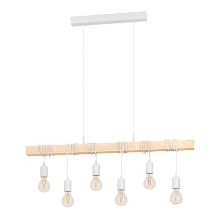 Eglo - Hanglamp aan koord TOWNSHEND 6xE27/60W/230V