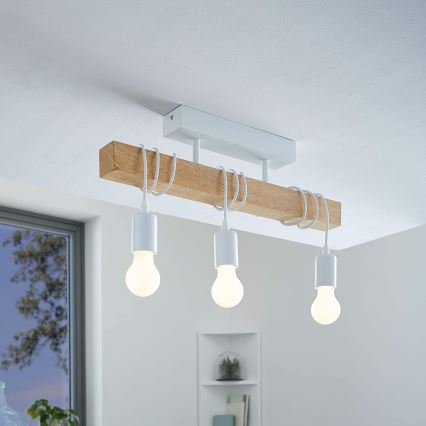 Eglo - Plafondlamp TOWNSHEND 3xE27/60W/230V