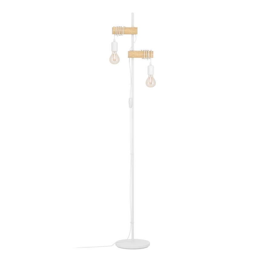 Eglo - Vloerlamp TOWNSHEND 2xE27/10W/230V