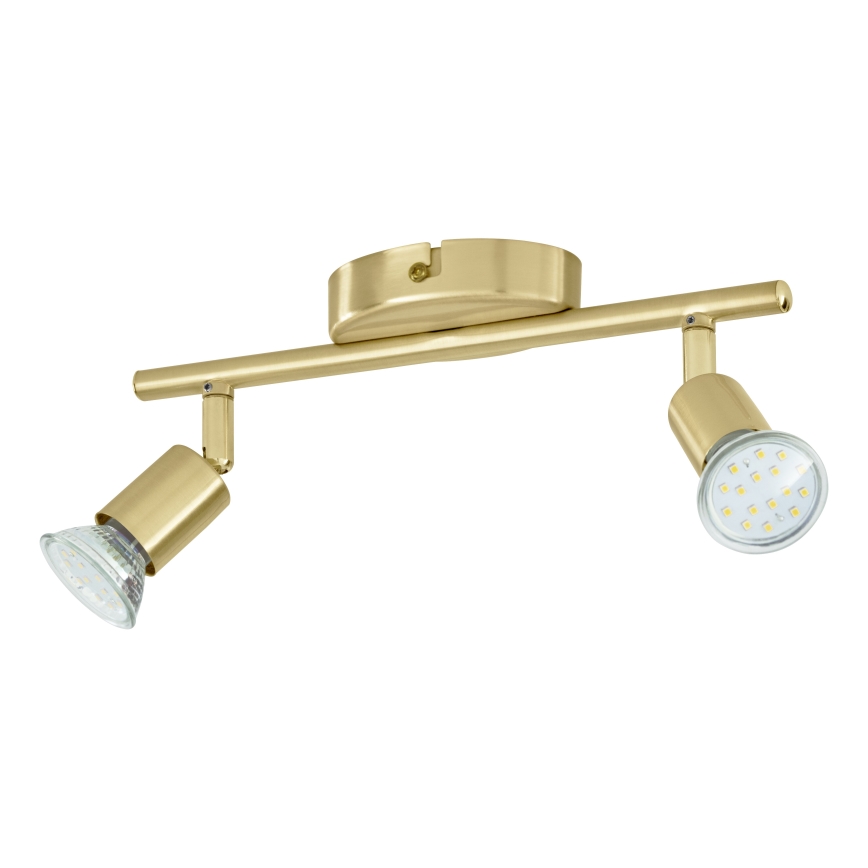 Eglo - LED Spot 2xGU10/2,8W/230V 3000K goud