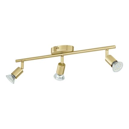 Eglo - LED Spot 3xGU10/2,8W/230V 3000K goud