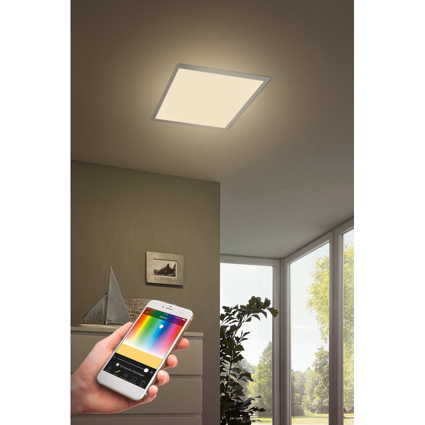 Eglo 33204 - LED RGBW Dimbare lamp SALOBRENA-C LED/34W/230V 2700-6500K + afstandsbediening