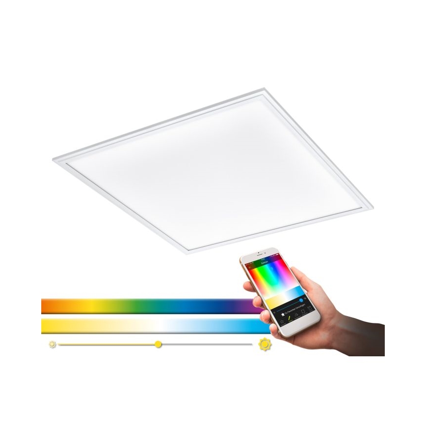 Eglo 33204 - LED RGBW Dimbare lamp SALOBRENA-C LED/34W/230V 2700-6500K + afstandsbediening