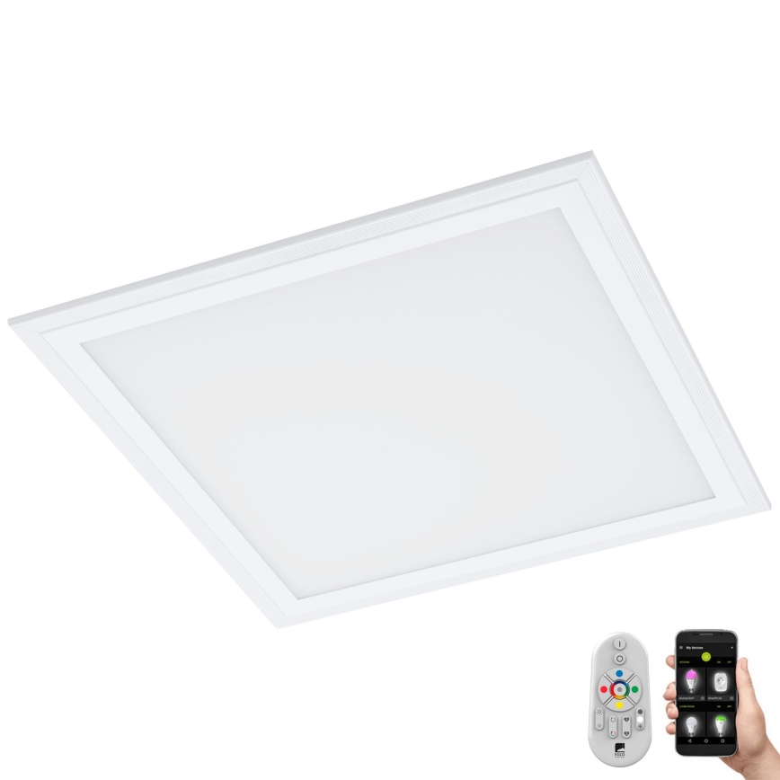 Eglo 33206 - RGBW dimbare plafondlamp SALOBRENA-C LED/16W/230V + afstandsbediening