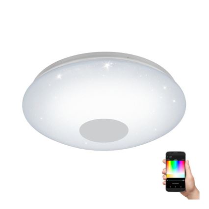 Eglo 33218 - LED RGBW Dimbaar plafondlamp VOLTAGO-C LED/17W/230V 2700-6500K Ø 38 cm