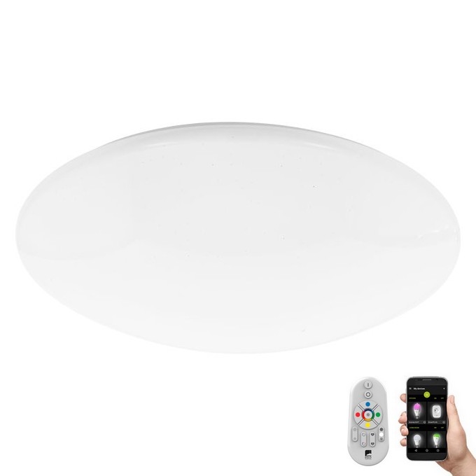 Eglo 33221 - LED RGBW Dimbare plafondlamp TOTARI LED/34W/230V + afstandsbediening