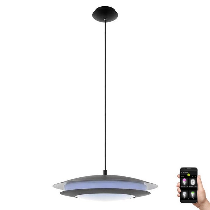 Eglo 33226 - LED RGBW Dimbare hanglamp aan een koord MONEVA-C LED/27W/230V