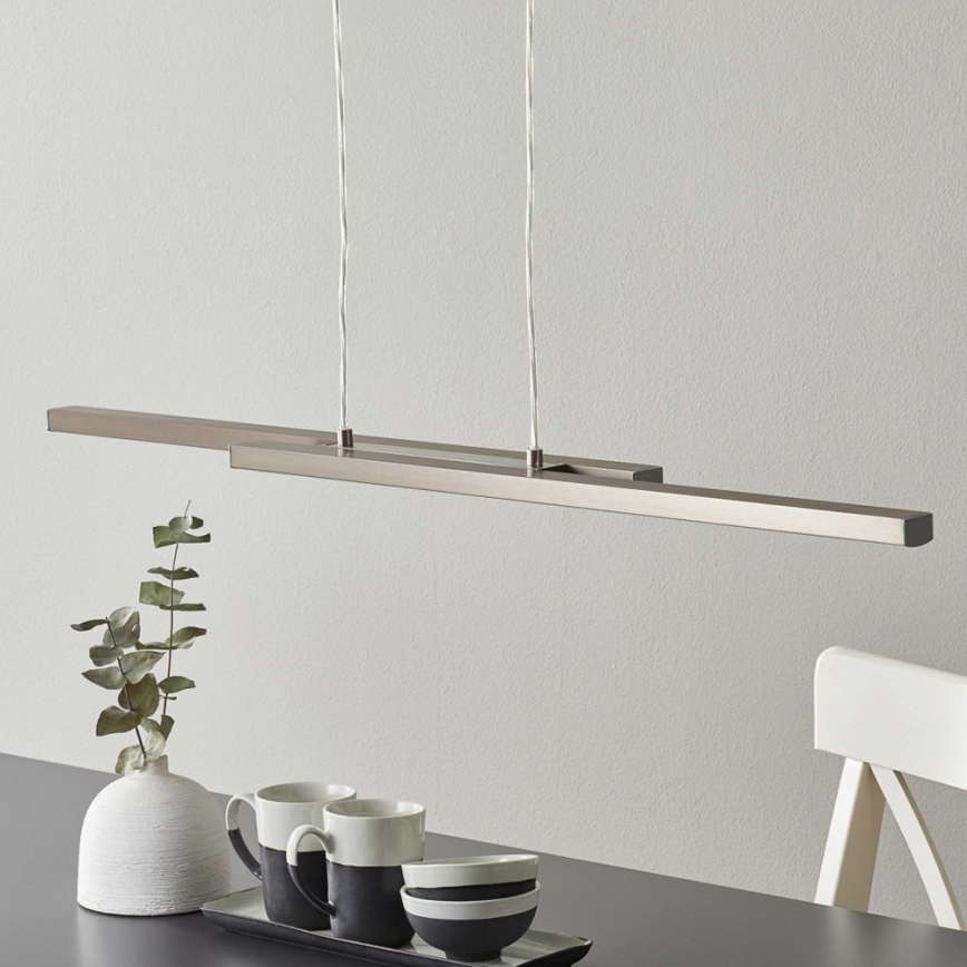 Eglo 33232 - LED RGBW dimbare hanglamp met kabel FRAIOLI-C 2xLED/17W/230V mat chroom