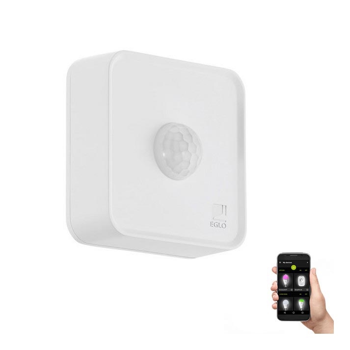 Eglo 33236 - Bewegingssensor voor buiten CONNECT SENSOR 3xAA 12 m wit IP44
