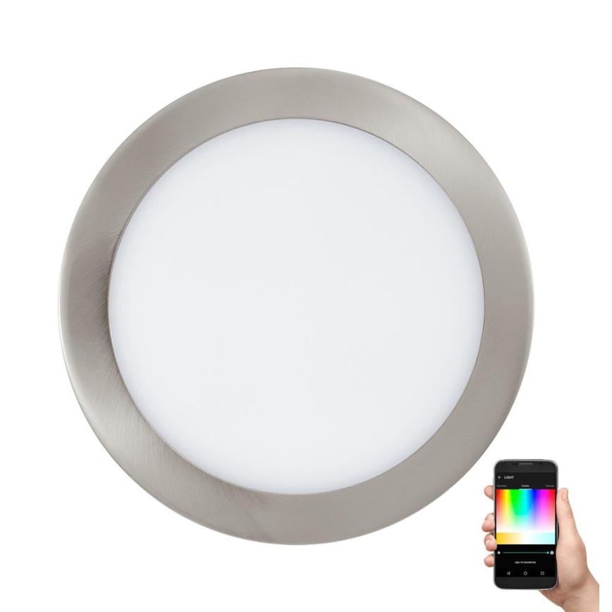 Eglo 33317 - LED RGBW dimbare inbouwspot FUEVA-C LED/15,6W/230V 2700-6500K Ø 22,5 cm
