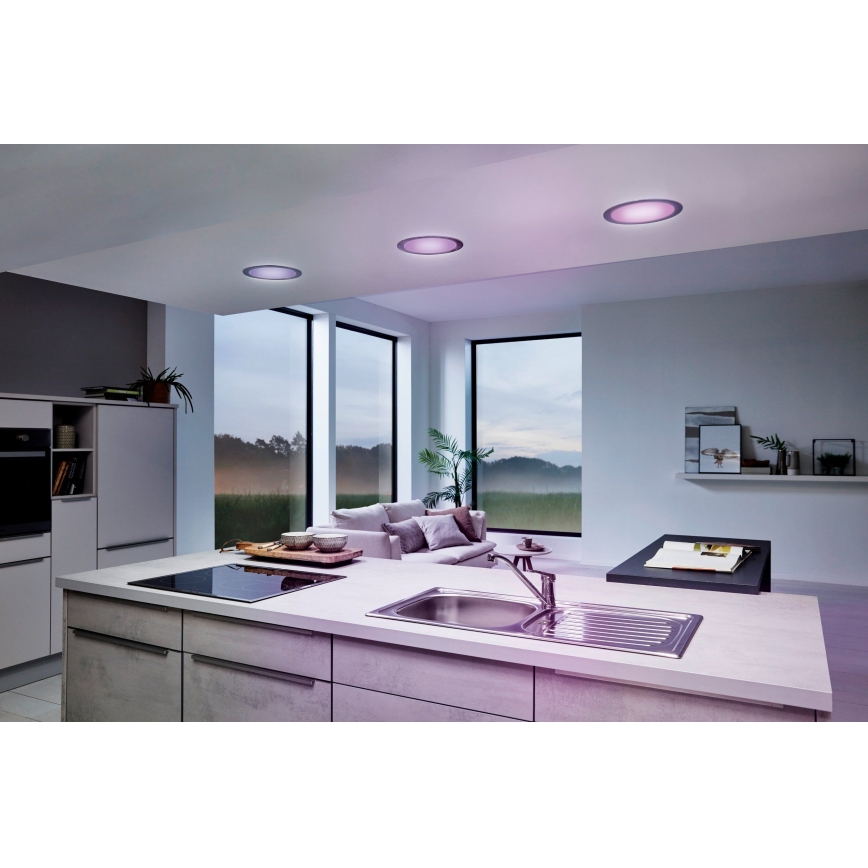 Eglo 33317 - LED RGBW dimbare inbouwspot FUEVA-C LED/15,6W/230V 2700-6500K Ø 22,5 cm