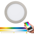 Eglo 33317 - LED RGBW dimbare inbouwspot FUEVA-C LED/15,6W/230V 2700-6500K Ø 22,5 cm