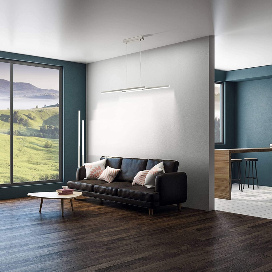 Eglo 33323 - LED RGBW dimbare vloerlamp FRAIOLI-C LED/34W/230V 2700-6500K mat chroom