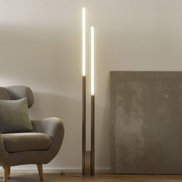 Eglo 33323 - LED RGBW dimbare vloerlamp FRAIOLI-C LED/34W/230V 2700-6500K mat chroom