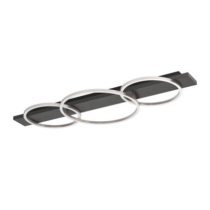 Eglo 33488 - LED plafondlamp BOYAL 2xLED/12W/230V + LED/12W zwart