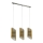 Eglo 33549 - Hanglamp aan koord AGREDA 3xE27/40W/230V