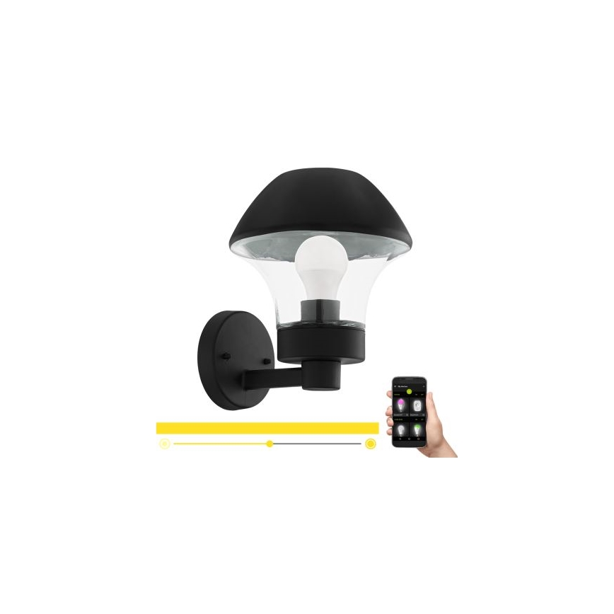 Eglo 33567 - dimbare LED-buitenwandlamp VERLUCCA-C 1xE27/9W/230V IP44