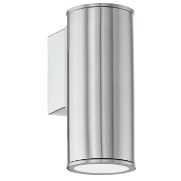 Eglo 33581 - LED RGBW dimbare buitenwandlamp RIGA 1xGU10/5W/230V 2700-6500K IP44 mat chroom