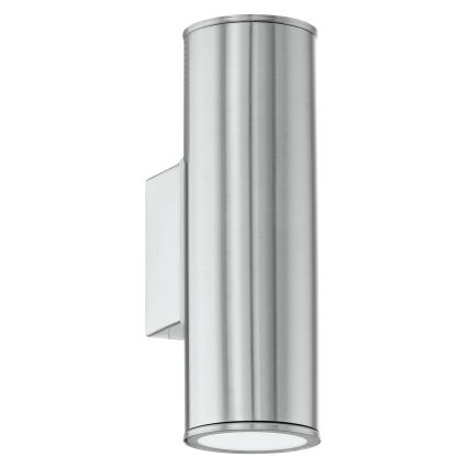 Eglo 33582 - LED RGBW dimbare buitenwandlamp RIGA 2xGU10/5W/230V IP44