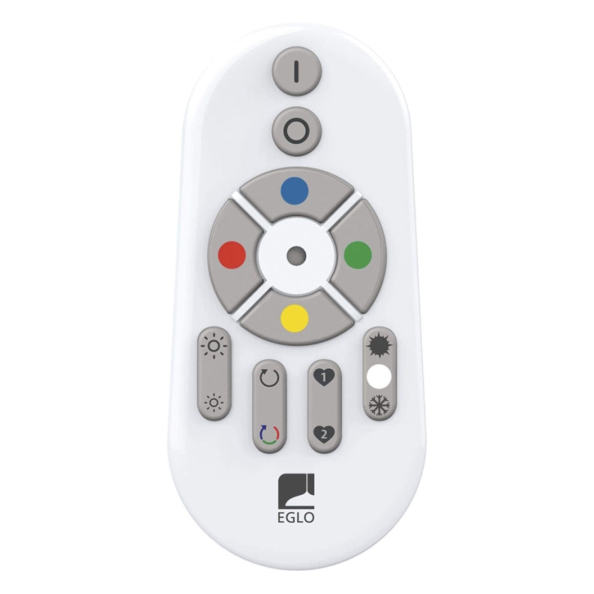 Eglo 33669 - LED RGBW Dimbare plafondlamp TOTARI-C LED/43W/230V 2700-6500K wit + afstandsbediening
