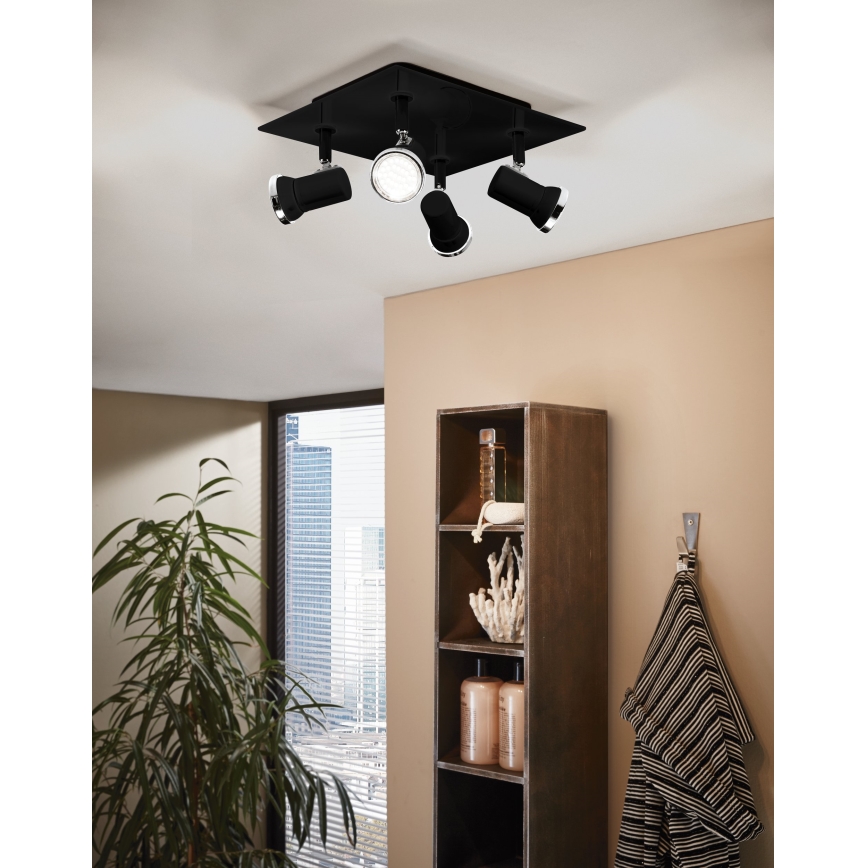 Eglo - LED Spot badkamer 4xGU10/3,3W/230V IP44