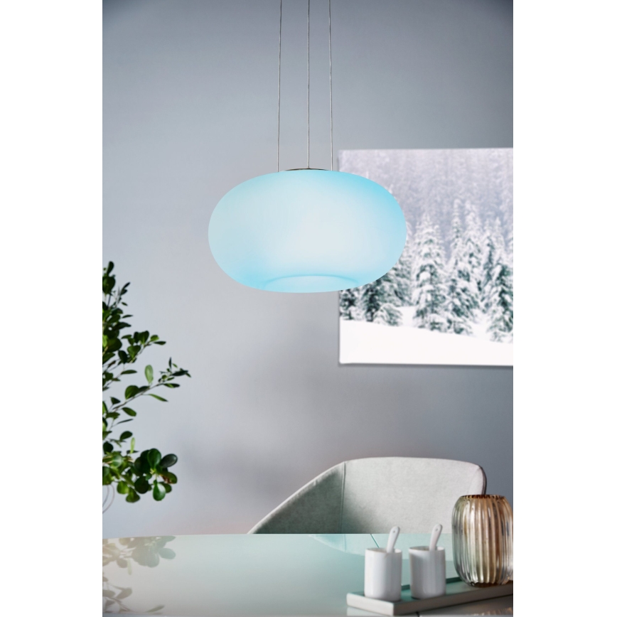 Eglo 33766 - LED RGBW Dimbare hanglamp aan een koord OPTICA-C LED/22W/230V