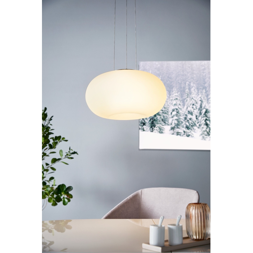 Eglo 33766 - LED RGBW Dimbare hanglamp aan een koord OPTICA-C LED/22W/230V