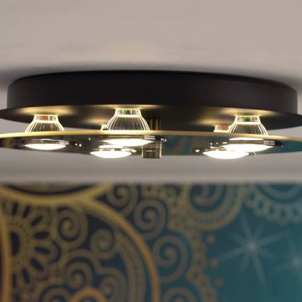 Eglo 33805 - LED plafondlamp GRATTINO 5xGU10/2,8W/230V