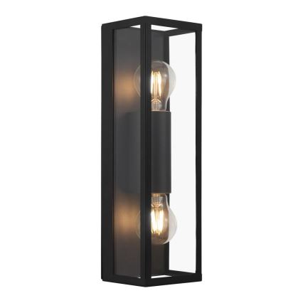 Eglo 33856 - Buitenwandlamp ALAMONTE 2xE27/60W/230V IP44 zwart