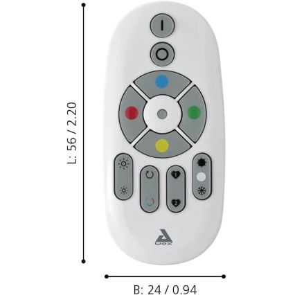 Eglo - Afstandsbediening CONNECT-Z 2xAAA Bluetooth ZigBee