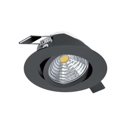 Eglo - Dimbare LED Inbouw lamp/6W/230V zwart