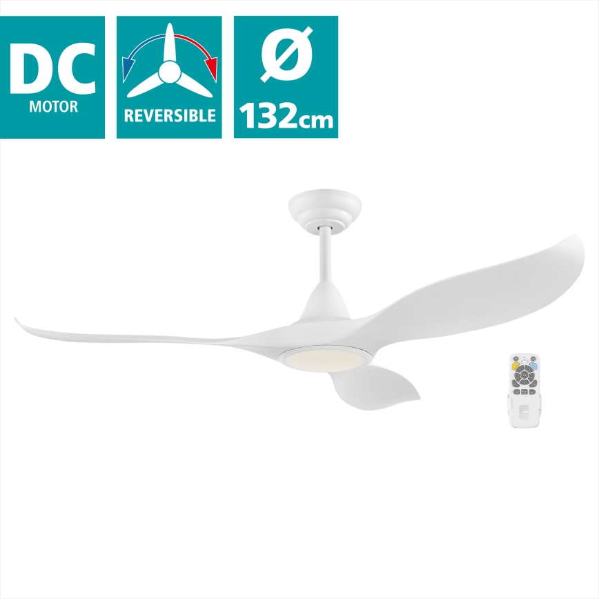 Eglo - LED Plafondventilator LED/15W/230V + afstandsbediening