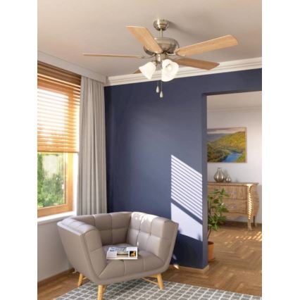 Eglo - Plafond Ventilator 3xE27/40W/230V