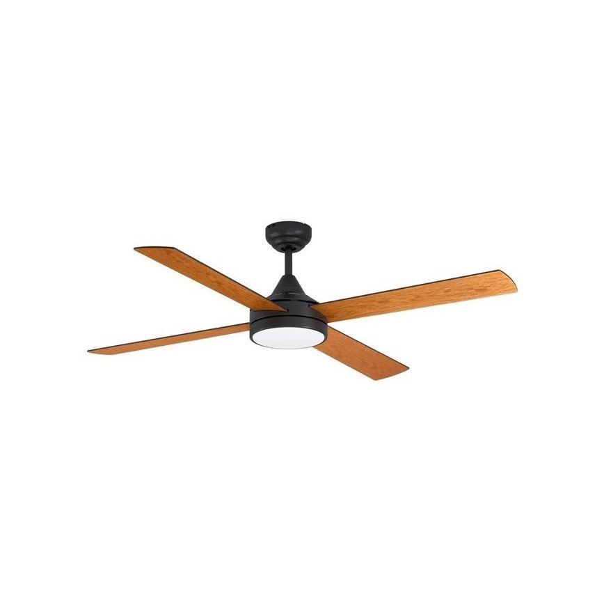 Eglo - Dimbare LED Plafond Ventilator LED/20W/230V + afstandsbediening zwart