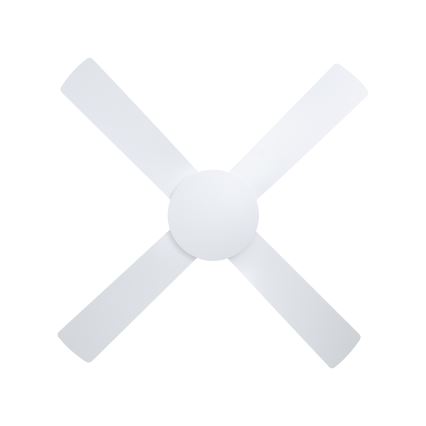 Eglo - Witte plafondventilator 52W/230V + afstandsbediening