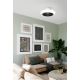 Eglo - LED Dimbaar ceiling fan LED/25,5W/230V zwart + afstandsbediening