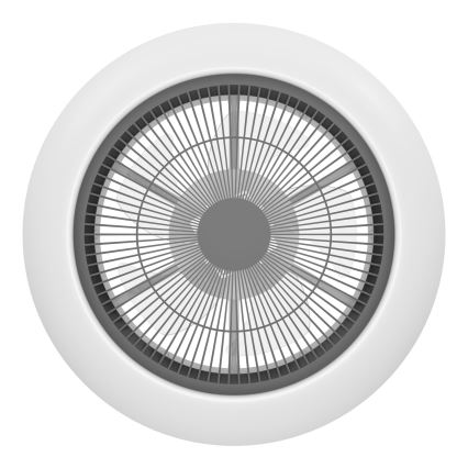 Eglo - LED Dimbaar ceiling fan LED/25,5W/230V zwart + afstandsbediening