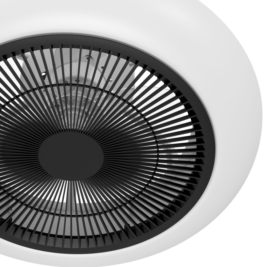 Eglo - LED Dimbaar ceiling fan LED/25,5W/230V zwart + afstandsbediening