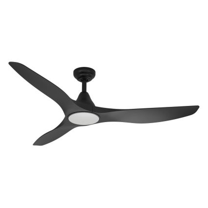 Eglo - LED-plafondventilator LED/20W/230V 3000/4000/5000K Ø 132 cm zwart + afstandsbediening